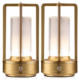 An-led-02 Anxingtools Portable Metal Table Lamp Cordless Rechargeable Battery Powered