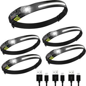 Aosyax 313051585588 Rechargeable Led Headlamp 2000mah Battery 230 Wide Beam Usb Charging