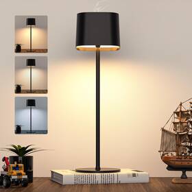66094604-1psc Aozhate Cordless Table Lamp Rechargeable 5600mah Battery Operated Led Lamps Tou
