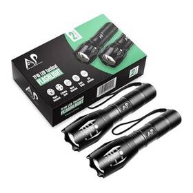 Ap Built To Endure Crafted For Adventure 198168401200 A&p Tactical Flashlight - High Lumens Flash Light Flashlights