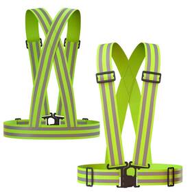 Avrv1000 Apace Vision Living Reflective Vest 2 Pack Lightweight Adjustable And Elastic Safet