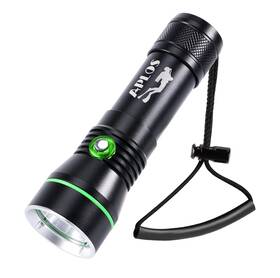 Ipx8 Aplos Ap30 3000lm Diving Flashlight With 3 Modes Power Indicator Water