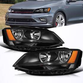 Ap021322 Apsve Headlights Assembly Compatible With 2011-2018 Vw Jetta Mk6 Without Drl Haloge