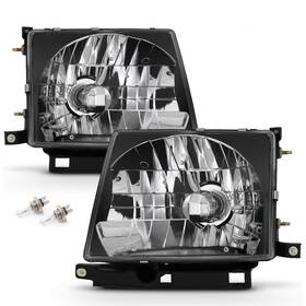 Apsve127042141 Apsve Black For 1997 1998 1999 2000 Toyota Tacoma Headlight Headlamp Assembly Compa