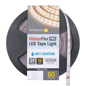 145430 Armacost Lighting Ribbonflex Pro Warm White 3000k 60leds/m 5m 24v Outdoo