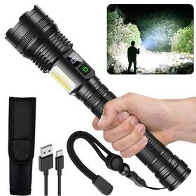 K-008-1 Asort High Lumens Flashlights 3 000 Extremely Bright Usb Rechargeable Tact