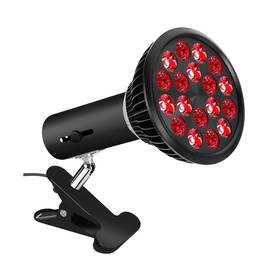 Aswaysun 760627400125 Red Light Therapy Bulb With Adjustable Socket Clamp 18 Leds Therap