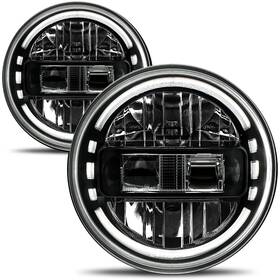 Jgdd1907 Audexen Upgraded 1200% Bright 7 Inch Led Headlights Round Jk Headlight Com