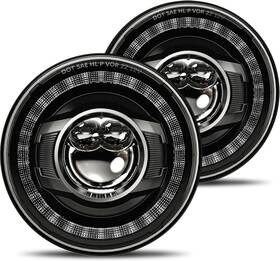 Lzd2207 Audexen 160w 7 Inch Led Headlights Round Compatible With Jeep