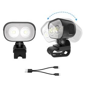 Yx02 Auksky 2 Original Rechargeable Headlights For Shoes Adjustable Light Wat