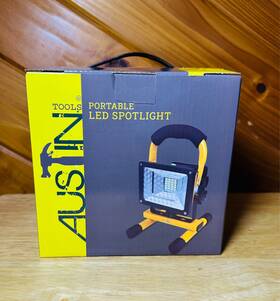 At-328-yw Austin Tools 30w Portable Led Spotlight Low And High Red Blue Emergency Flasher