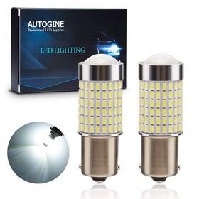 Autogine-1156-144w4 Autogine Extremely Bright 144-smd 1156 1073 1141 7506 Ba15s Led Bulbs With Projector F