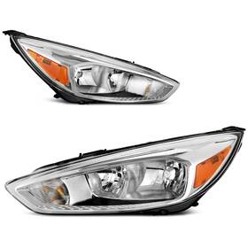 Auhl16 Autosaver88 Headlight Assembly Compatible With 2015-2018 Ford Focus Headlamp