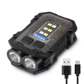 Cxzm-23922 Aykeyon-k Flashlights High Lumens - Super Bright 800 Lm Usb C Rechargeable Led Keychai