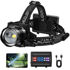 Yj-01 Bailinghai Rechargeable Led Headlamp 990000 High Lumens 8 Modes Super Bright Head Lamp