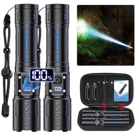 K-2311-b Banral Flashlights High Lumens Rechargeable - Super Bright Tactical Led Flash Light