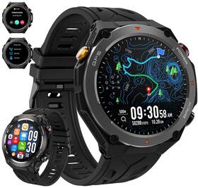 Baoinse 037936607447 Military Smart Watch With Gps Pressure/altitude/compass Rugged Sm... Fast Ship