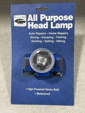 100b Beacon Hill New All Purpose Head Lamp-auto Repair Fishing Camping Hunting Hiking-walking Dog