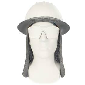 5008frlg Benchmark Fr Flame Resistant Hard Hat Sol Shade - Made In The Usa Light Gray