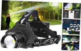 Xhp30 Bhsjs Led Headlamp Rechargeable Upgraded 30w Super Bright Head Lamp100000 Brown