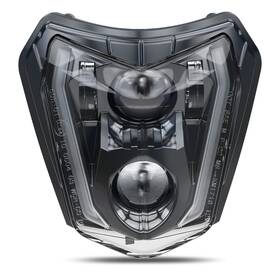 Bix-1718km Bicyaco Dirt Bike Headlight 66w 3000lm Dot Led With Drl High Low Beam Compatib