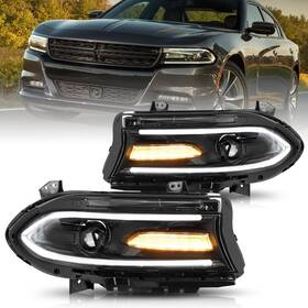 Byd15-23 Bingbingmotor Halogen Headlights Assembly Compatible With Dodge Charger 2015-