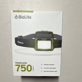 1rmvr-01 Biolite Headlamp 750 Led Lumens Usb Rechargeable Green Ipx4 Li-ion Red Light