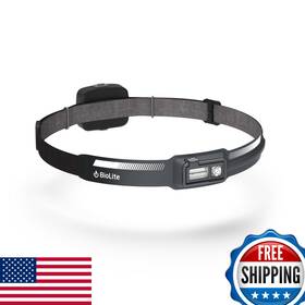B0dxr1qkck Biolite Dash 450 Rechargeable 450-lumen Running Headlamp Midnight Grey