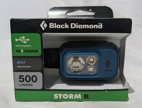 500-r Black Diamond 793661519928 Storm Rechargeable Headlamp - New