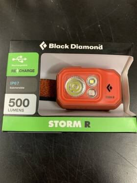 500-r Black Diamond 793661519942 Storm Led Headlamp - Red