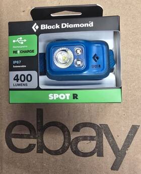 400-r Black Diamond 793661519973 Spot Headlamp - Azul Same Day Shipping