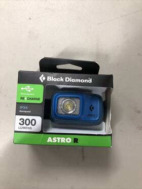 Black Diamond 793661520061 Diamo D Astro Headlamp 300 Lumens - Rechargeable Compatible