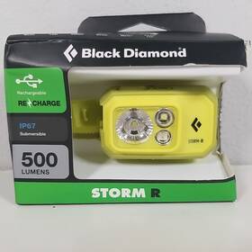 500-r Black Diamond 793661575993 Storm Headlamp Led Rechargeable Waterproof - Optical Yellow