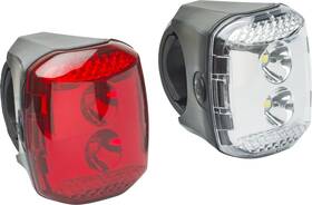 7132276 Blackburns 30 Lumen Locking Front And Rear Bicycle 2-piece Light Set Black