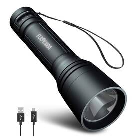 Blazin 850010920146 Rechargeable Flashlight 1000 Lumen Tactical Led With 4 Mo