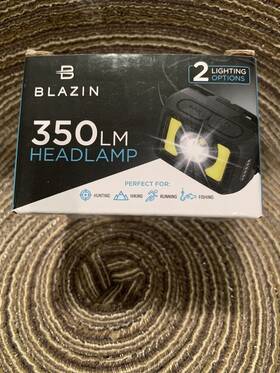 Blazin 850010920788 350lm Headlamp New In Box 2 Lighting Options. Great Stocking Stuffer