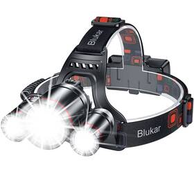 8000l Blukar K9116 Headlamp Flashlight Super Bright Led Rechargeable Headlight - 3