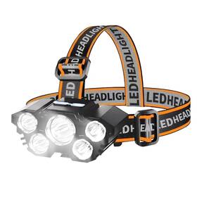 Bobbybee 608275176323 Rechargable Headlamp Led Head Lamp With 4 Modes Waterproof Lights For