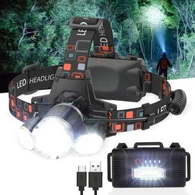 Kj-c9103 Bobkid Rechargeable Headlamp 10000 High Lumen Head Lamp Super Bright Led Ligh