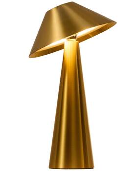Bocl-103 Bojim Rechargeable Cordless Table Lamp Gold Led Battery Operated Wireless Ta