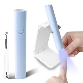 Zjyzd-k3 Bomoqing Uv Light For Gel Nails Handheld Mini Portable Rechargeable Flash Cure Lamp W