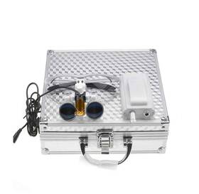 Dy004 Bonew 792057358189 3.5x Loupes Head Lamp With Filter Clipon Type Carry Aluminum Box S