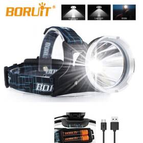 Boruit 797805068921 99000lm B10 Led Headlamp Headlight Usb Rechargeable Camp Head Torch Fish Light