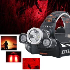 Ehl0477garden Boruit Super Bright Led Headlamp Headlight Red Light Head Torch Flashlight Hunting Lamp