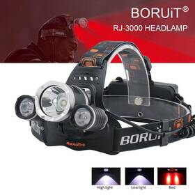 F-ehl1069  Boruit Usb Rechargeabe Led Headlamp Waterproof Headlight Outdoor Fishing Camping