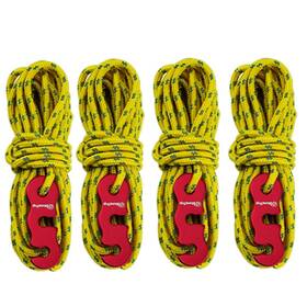 Ba-31 Bpnhna 4pcs 3mm Reflective Guyline With Tent Tensioner Cord Adjuster For Camping Hik