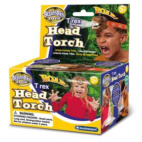 E2065 Brainstorm Toys T Rex Head Flashlight With Light And Sound