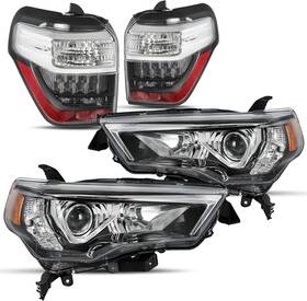 Hl-14-204r Branded Headlight And Tail Light Assembly Pair Set For 2014-2020 Toyota 4runner Left A