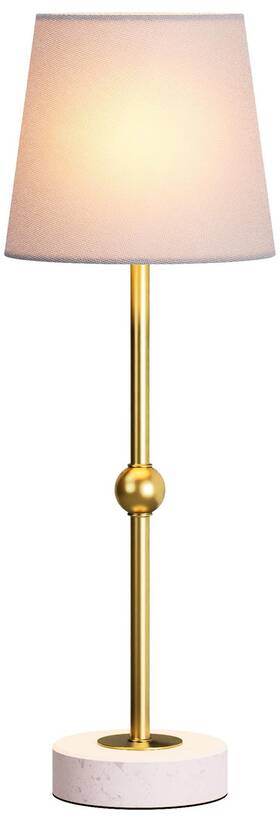 Brs-dl0001w Brasslism 17.5 Inch Cordless Led Table Lamp Rechargeable And Dimmable With Detachable Ma