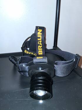 70752 Braun Professional Swivel Headlamp 500 Lumens